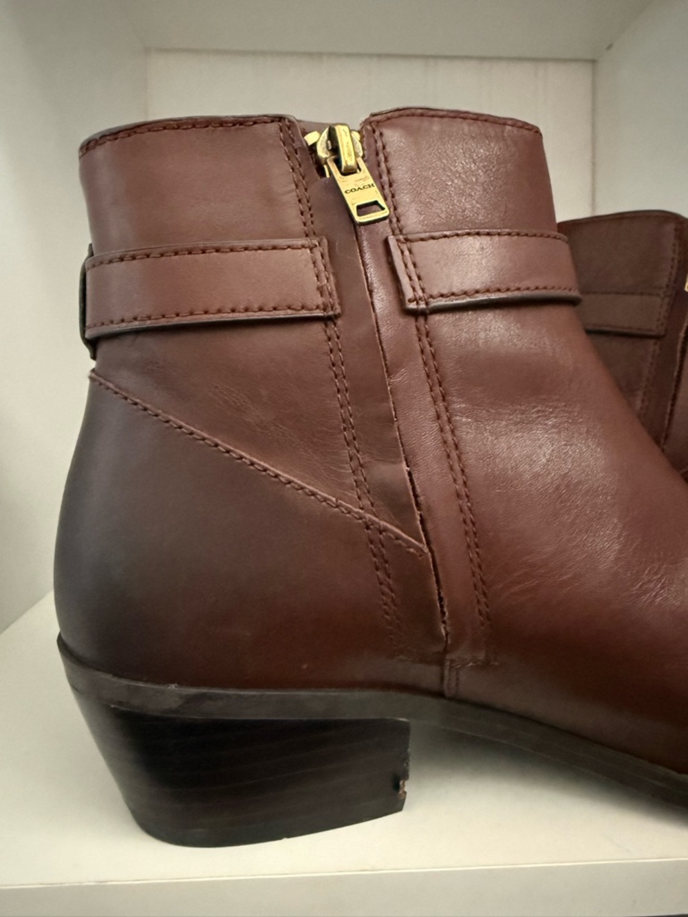 Coach Dylan Walnut Booties - Picture 9 of 16